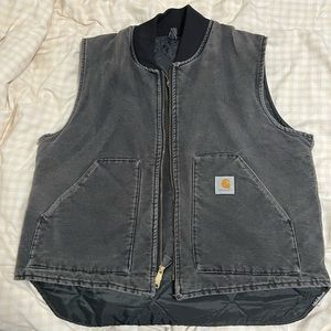 Carhartt denim padded vest